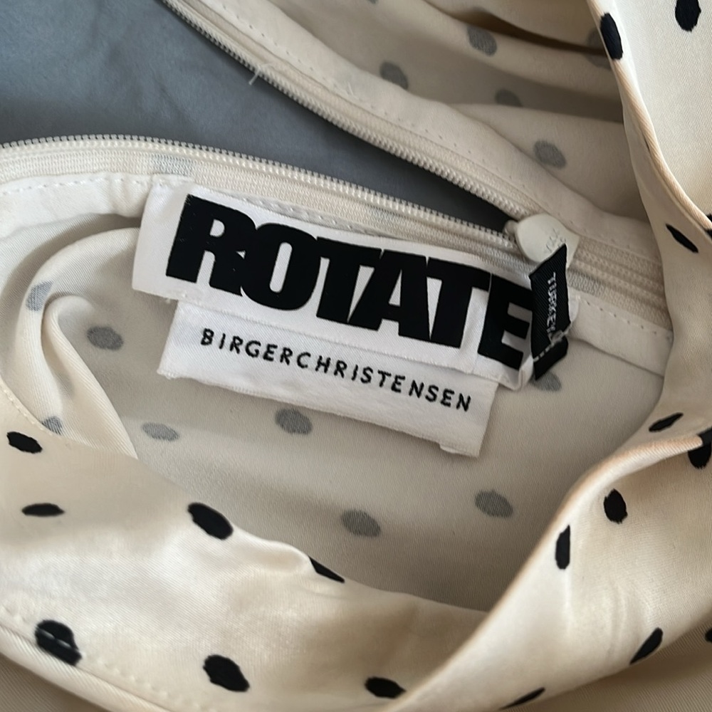 ROTATE Birgerchristensen Mina Polkadot dress - Picture 6 of 6